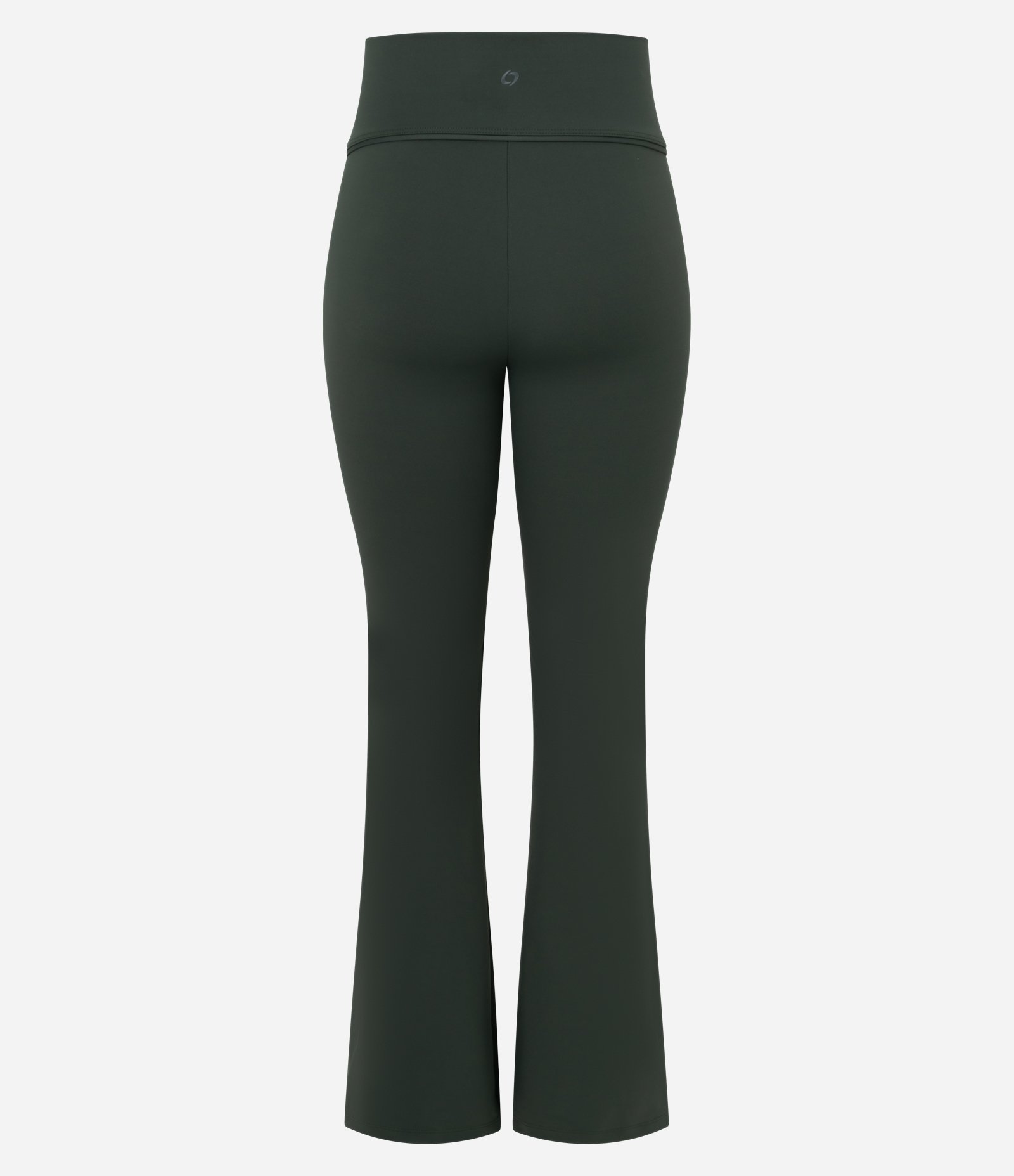 Calça Flare Esportiva em Microfibra com Friso Frontal Verde 6
