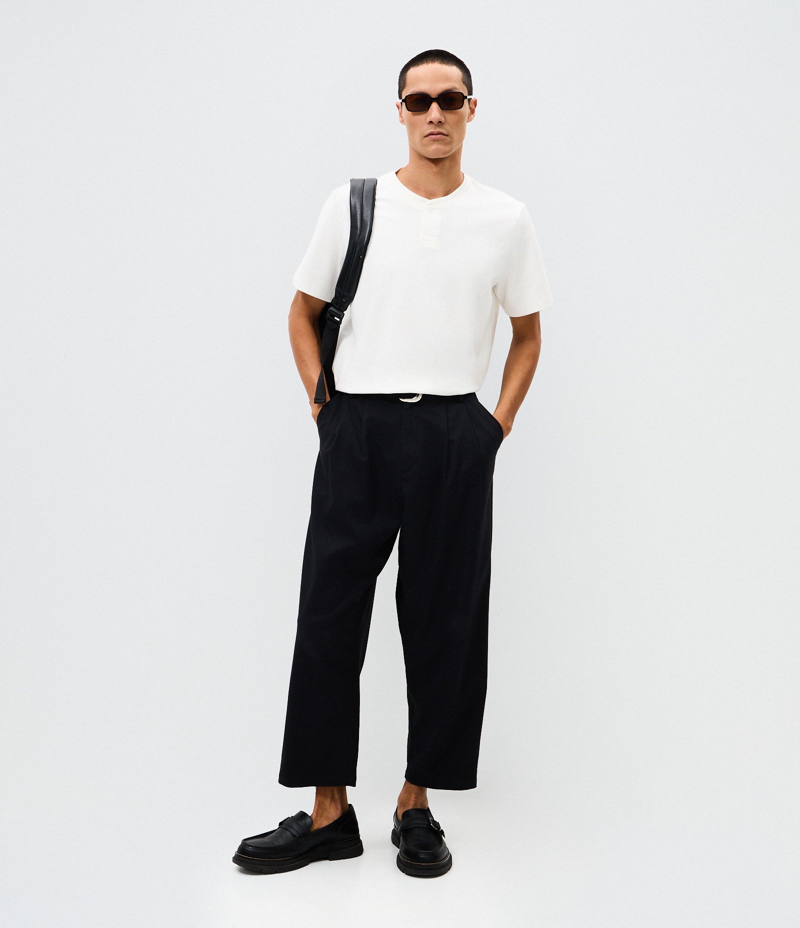 Camiseta Gola Padre Manga Curta Branco 2