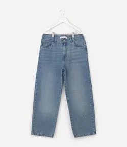 Calça Baggy Infantil em Jeans