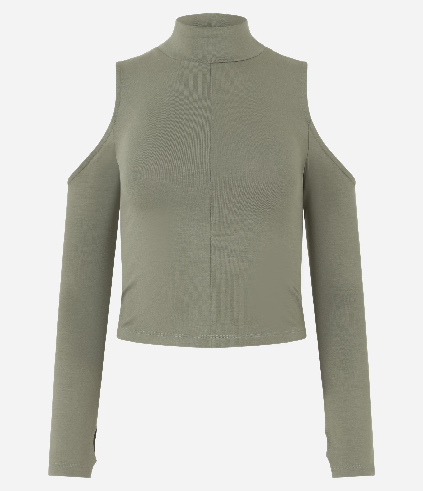Blusa com Recorte Vazado nos Ombros Verde 5