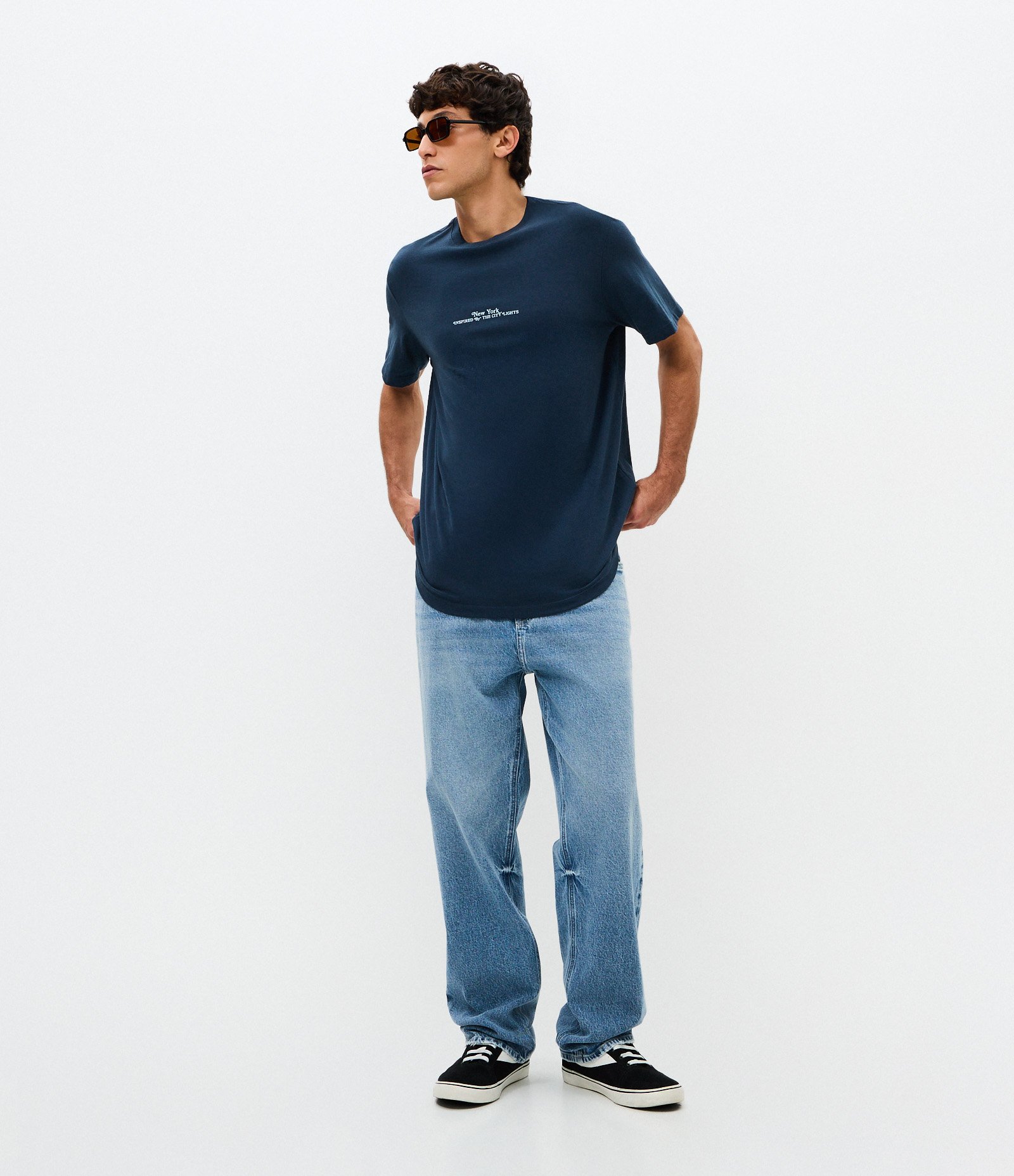 Camiseta Comfort New York Artsy Azul 2