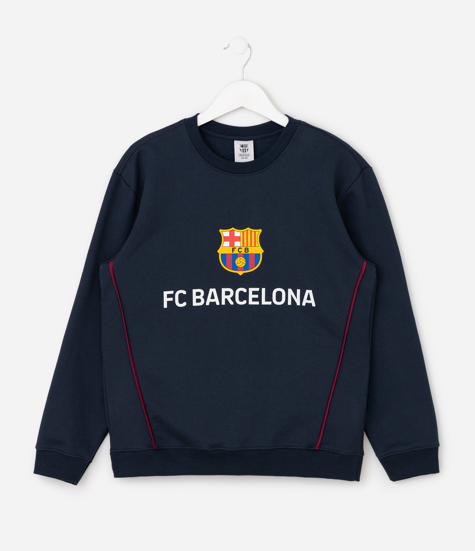 Moletom Infantil FC Barcelona - Tam 5 a 14 Anos Azul 3