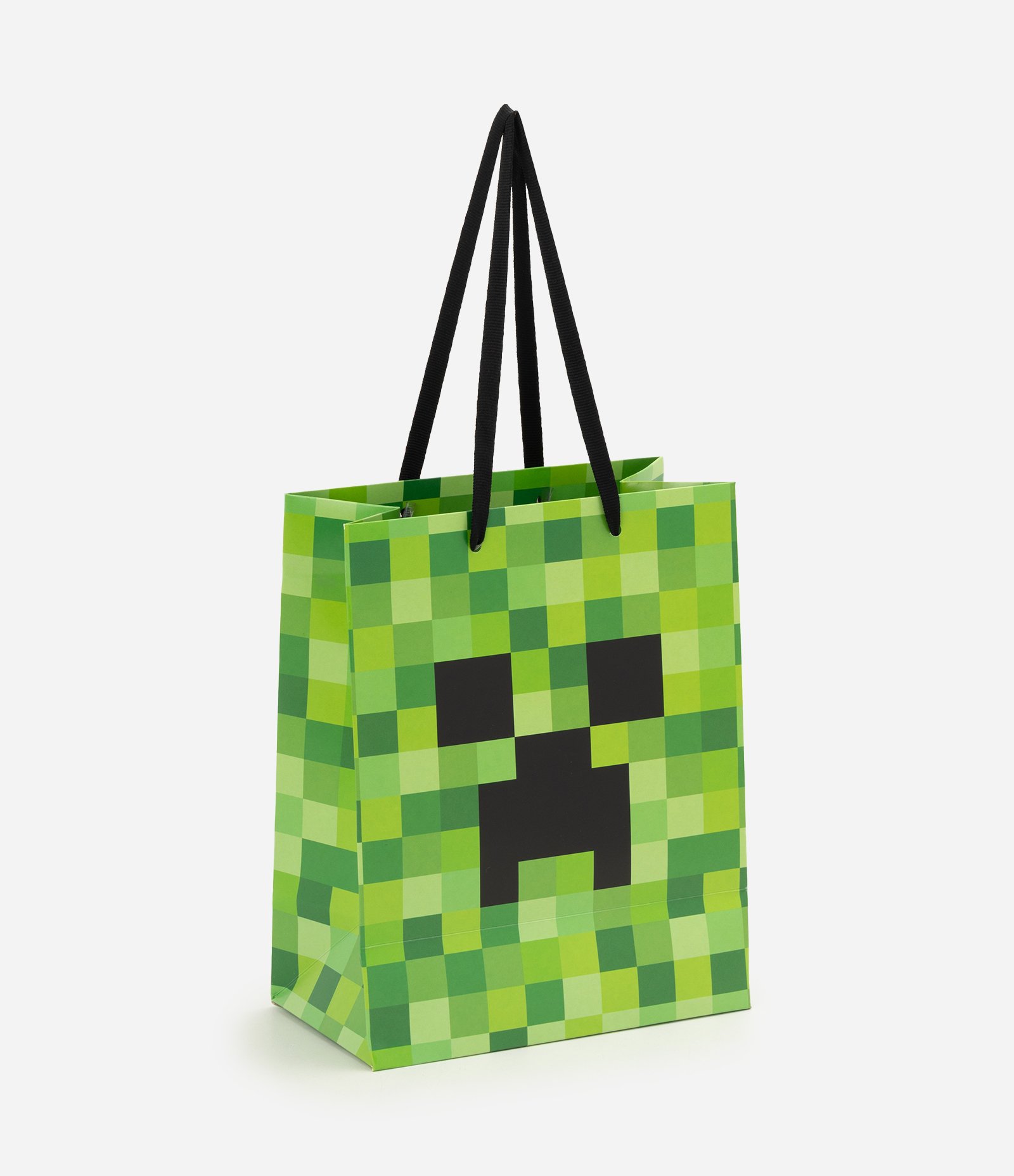 Embalagem de Presente Pequena com Estampa Minecraft Verde 1