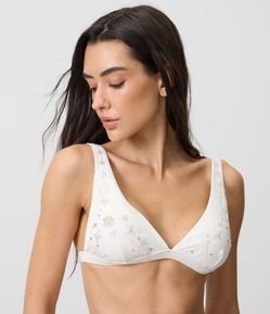 Biquíni Top Triângulo com Bordados