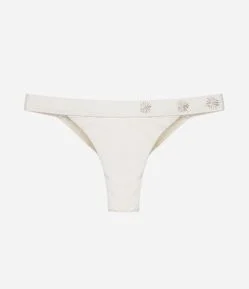 Biquíni Calcinha String com Bordados