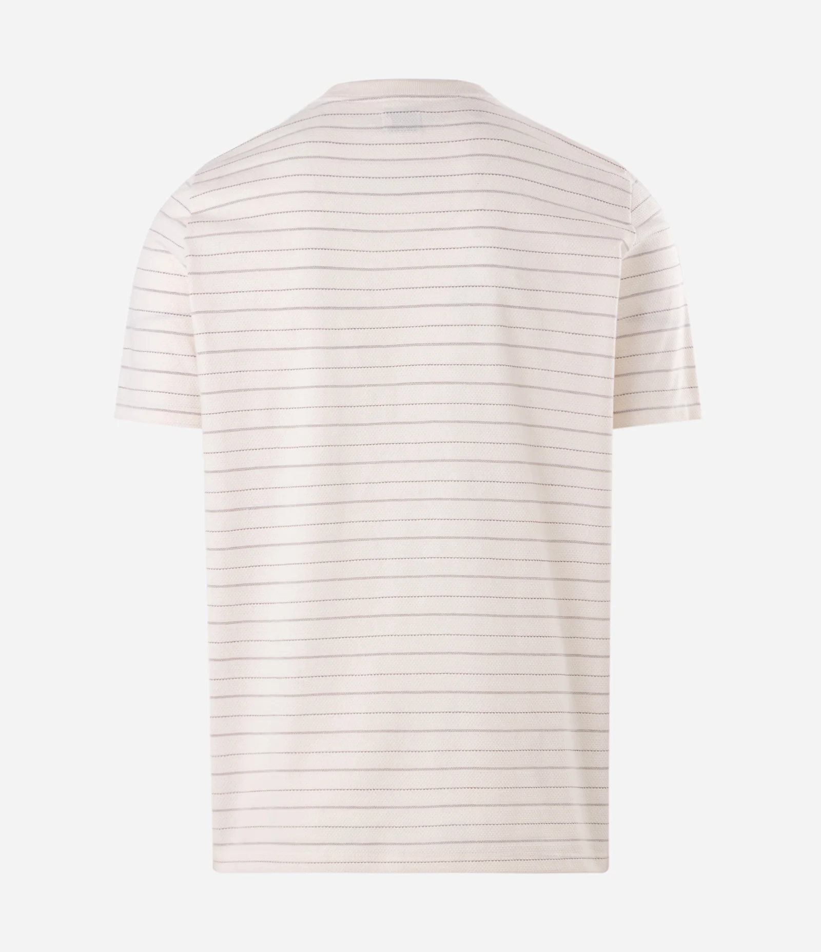 Camiseta Texturizada com Listras Off White 2