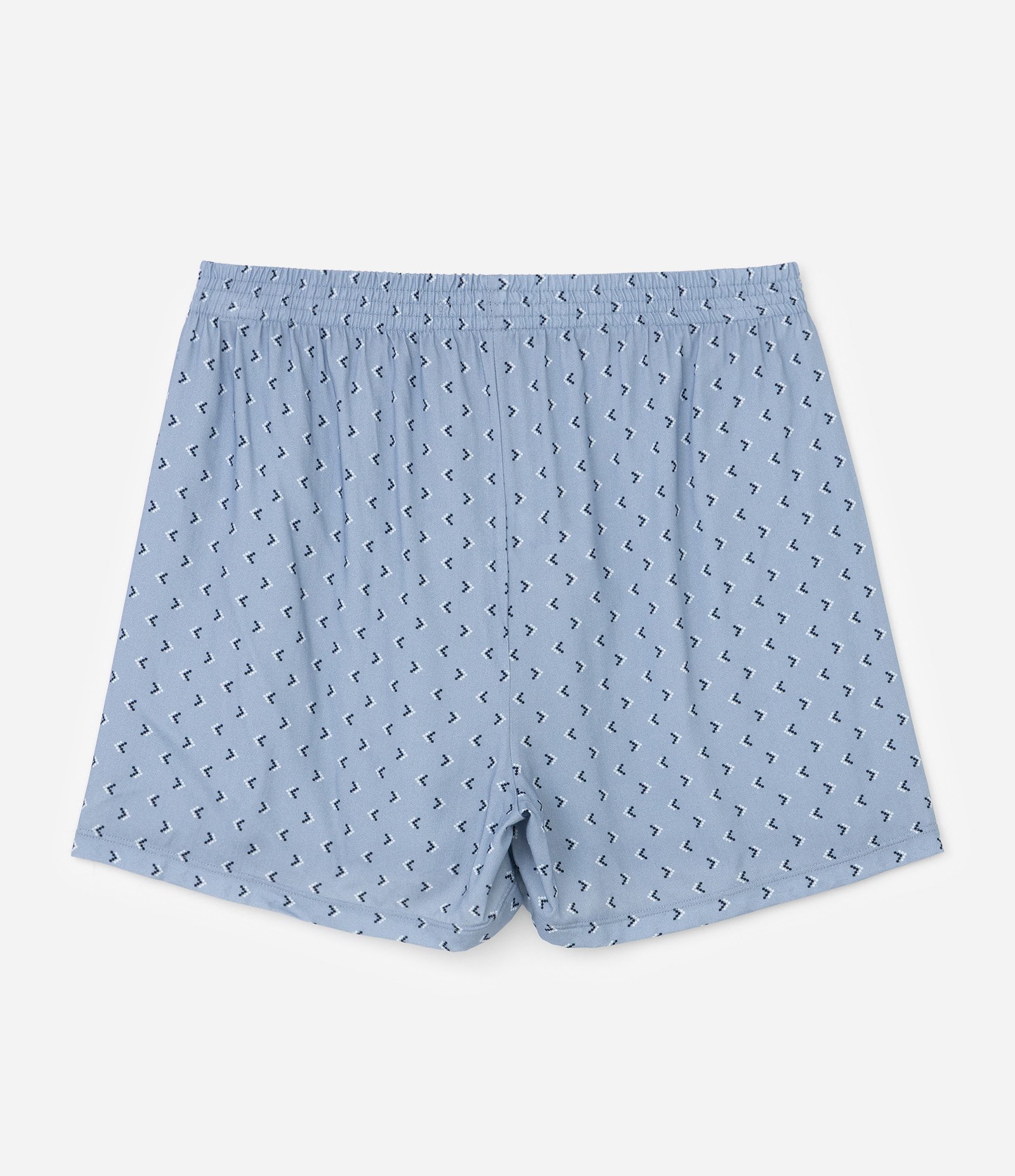Cueca em Viscose com Estampa Geométrica e Cós Elástico Azul 6
