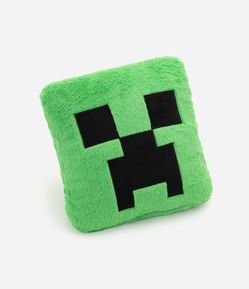 Almofada Peluciada com Cobertor Minecraft