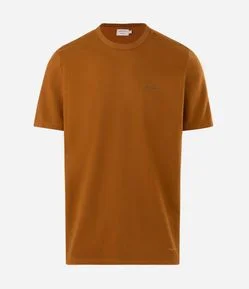 Camiseta em Algodão com Estampa Tu Vens Alceu Valença