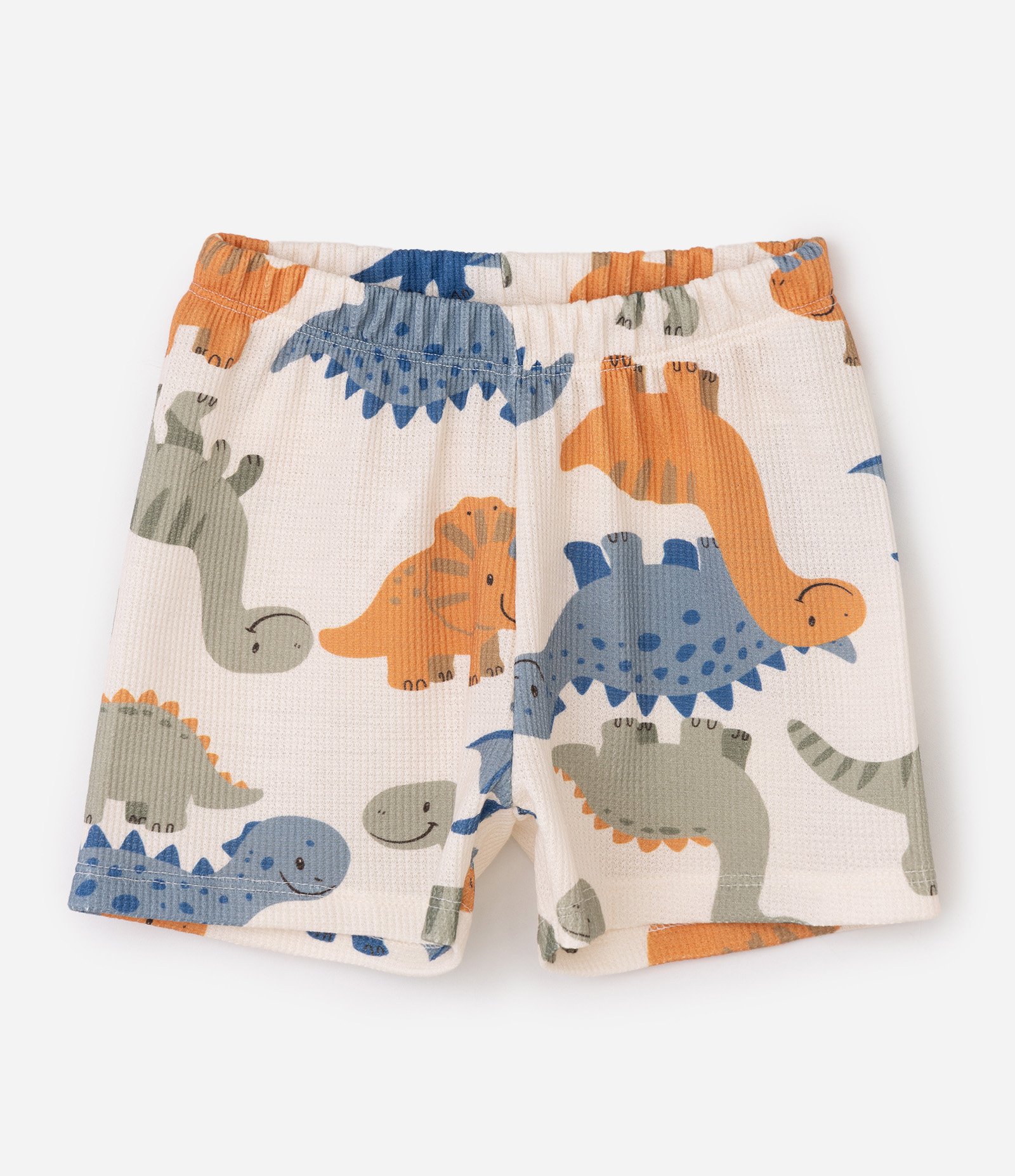 Pijama Infantil com Estampa de Dinossauros - Tam 2 a 6 Anos Bege 4