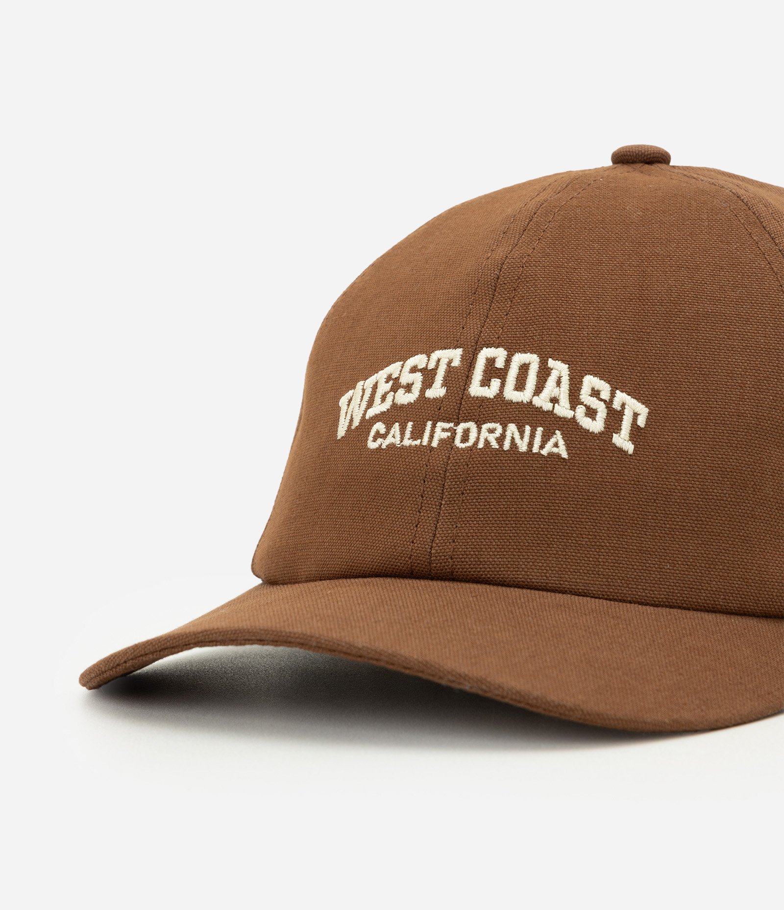 Boné Infantil Aba Curva com Bordado West Coast – Tam U Marrom 4