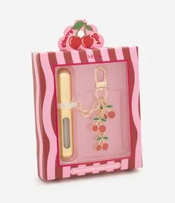 Frasco de Spray para Perfume Portátil Com Chaveiro Cherry Alchemia
