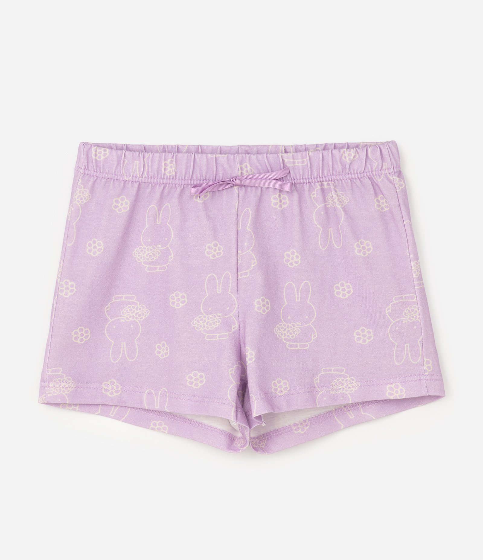 Pijama Infantil Em Algodão Miffy Estampado - tam 2 a 6 Anos Roxo 3