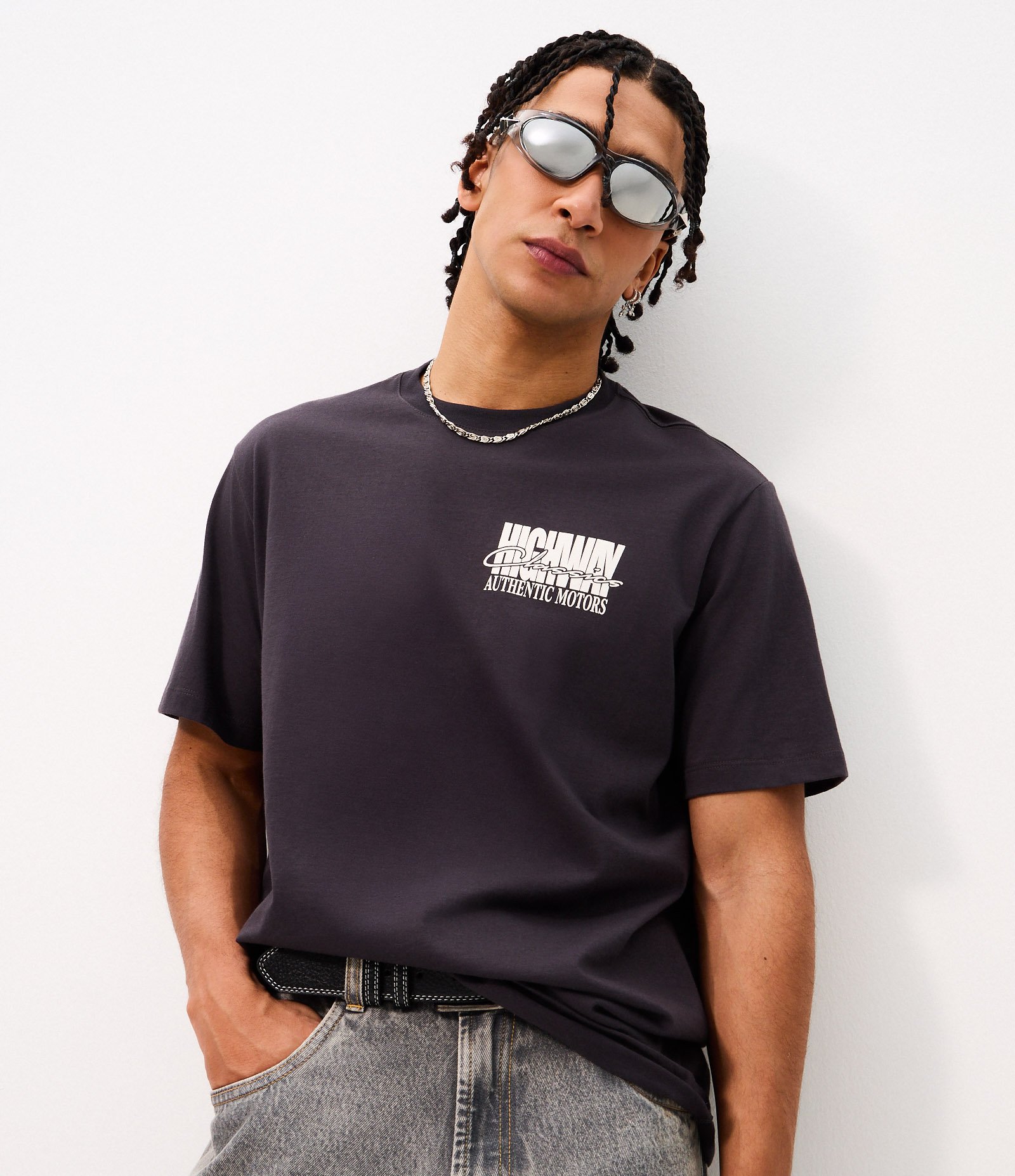 Camiseta Comfort Algodão Estampa Carro Vintage Preto 3