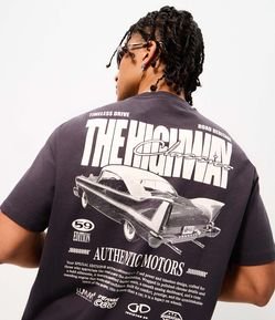 Camiseta Comfort Algodão Estampa Carro Vintage