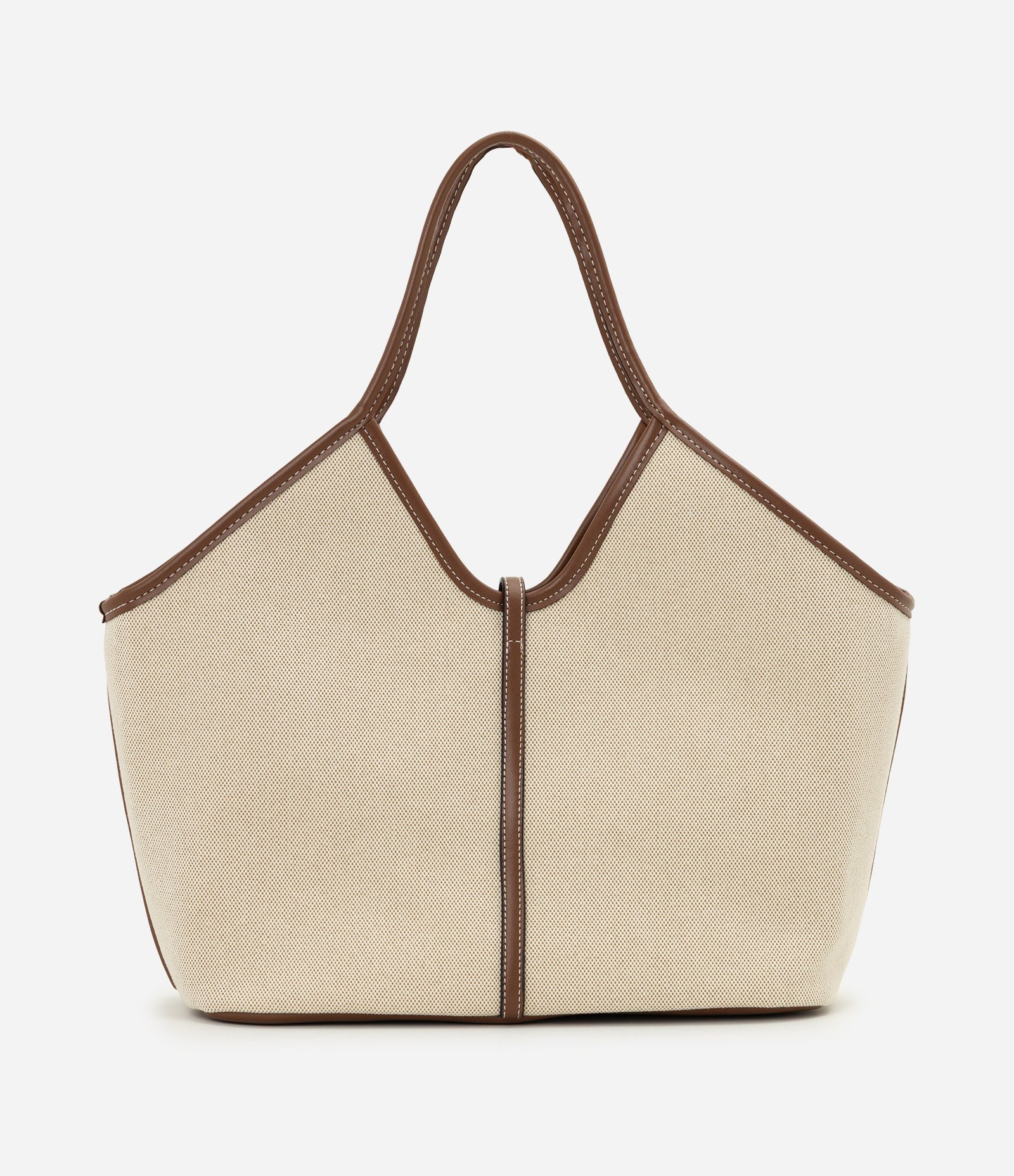 Bolsa Shopper Grande com Detalhes Contrastantes Off White 3