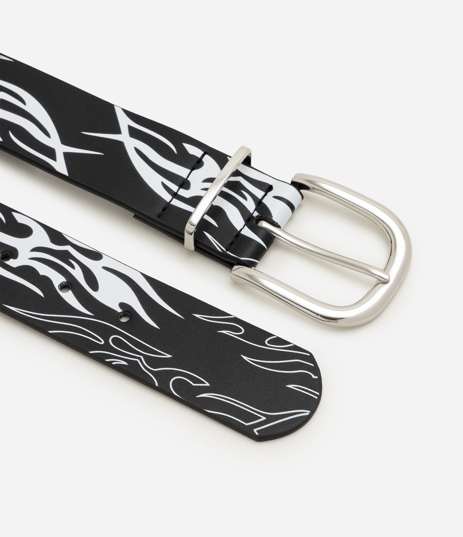 Cinto PU com Estampa Tribal Preto 2
