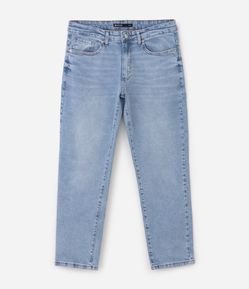 Calça Jeans Slim com Desgaste
