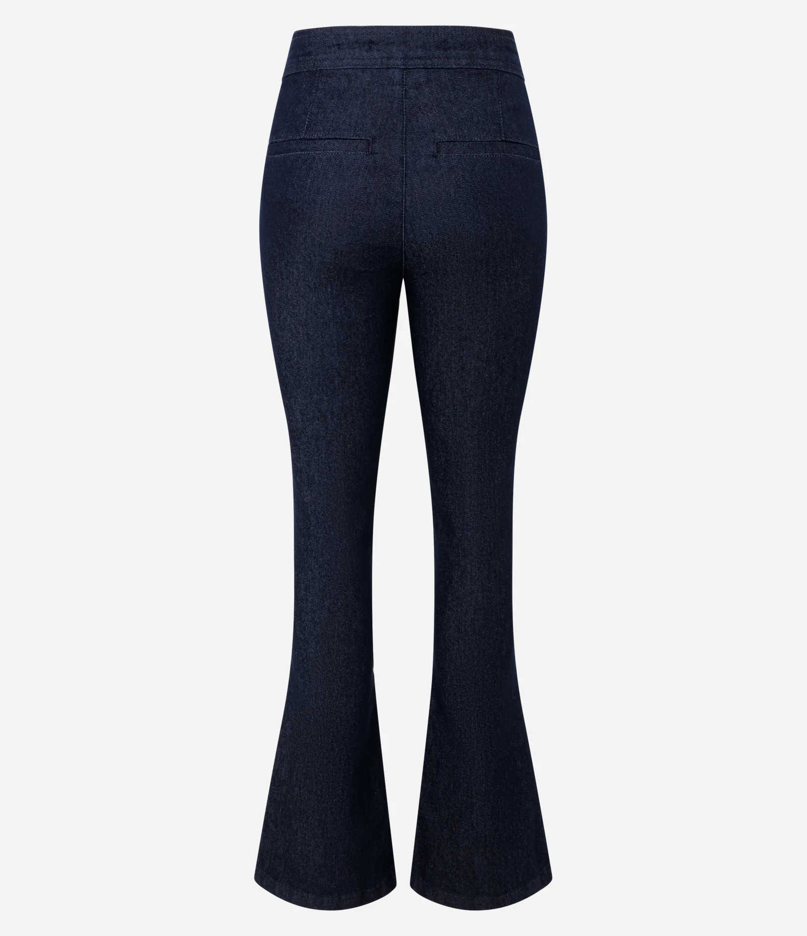 Calça Bootcut Jeans com Botões Frontais Dourados Escuro 2