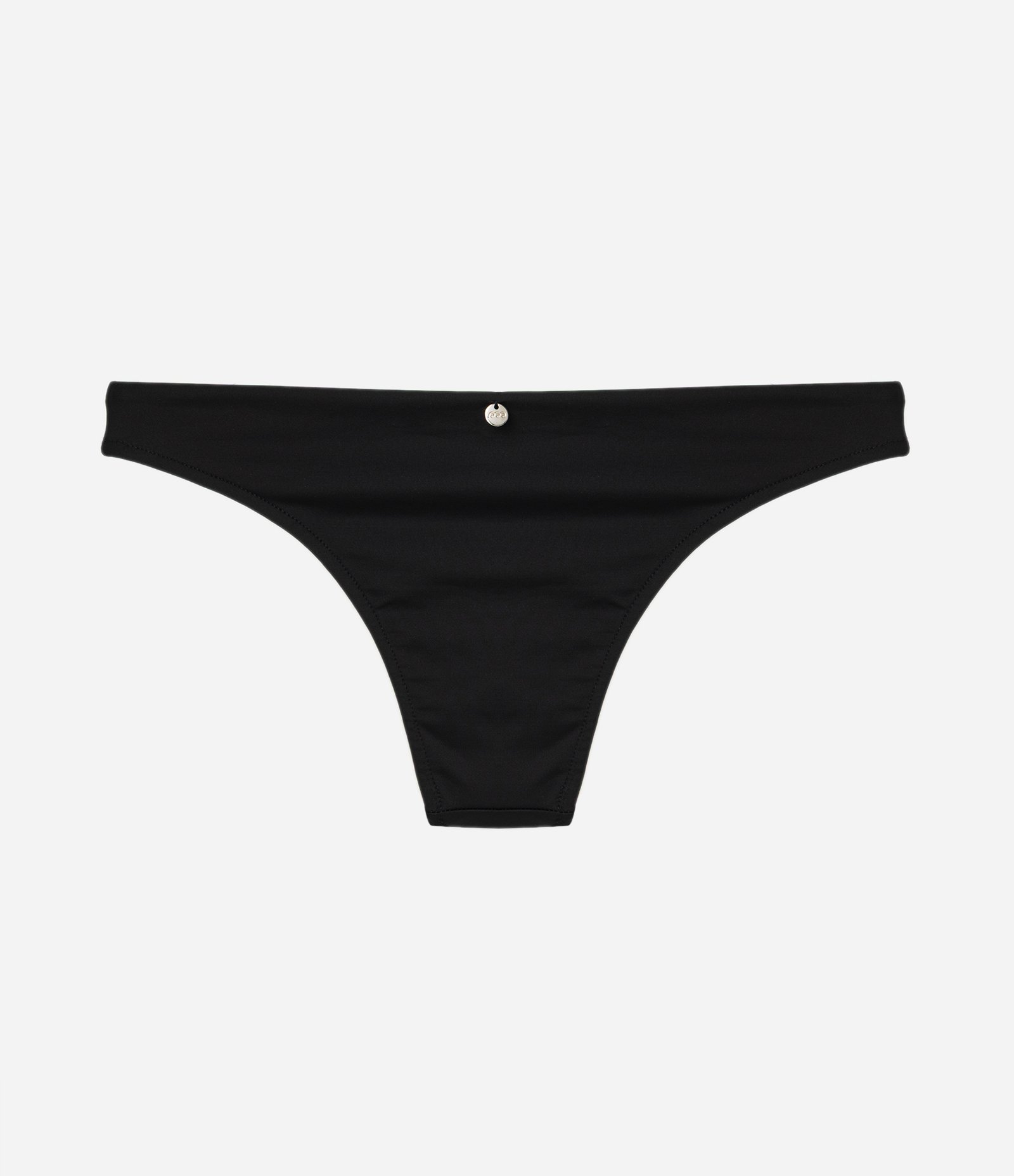 Biquíni Calcinha Básica em Microfibra com Estampa Color Block Preto/Branco 6