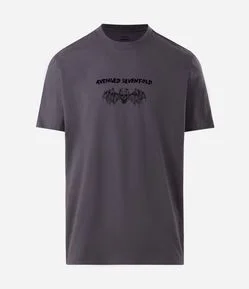 Camiseta Comfort em Algodão com Estampa Avenged Sevenfold
