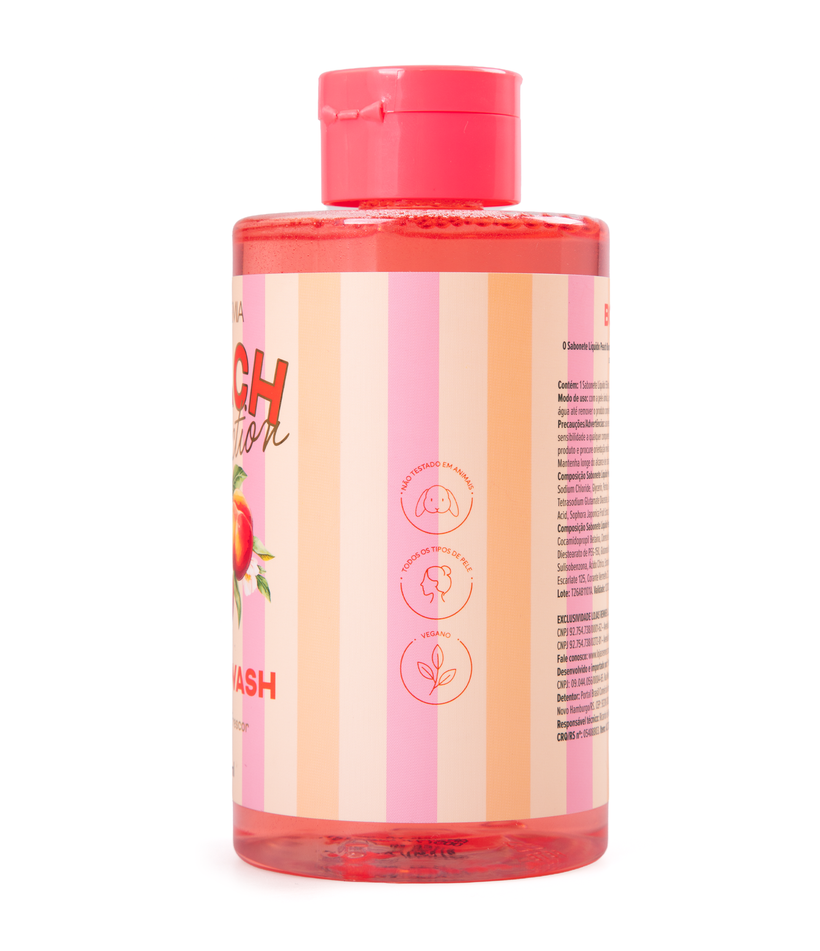 Sabonete Liquído Peach Collection Limpeza & Frescor Alchemia 550ml 3