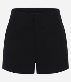 Short Alfaiatado em Bengaline com Cintura Alta