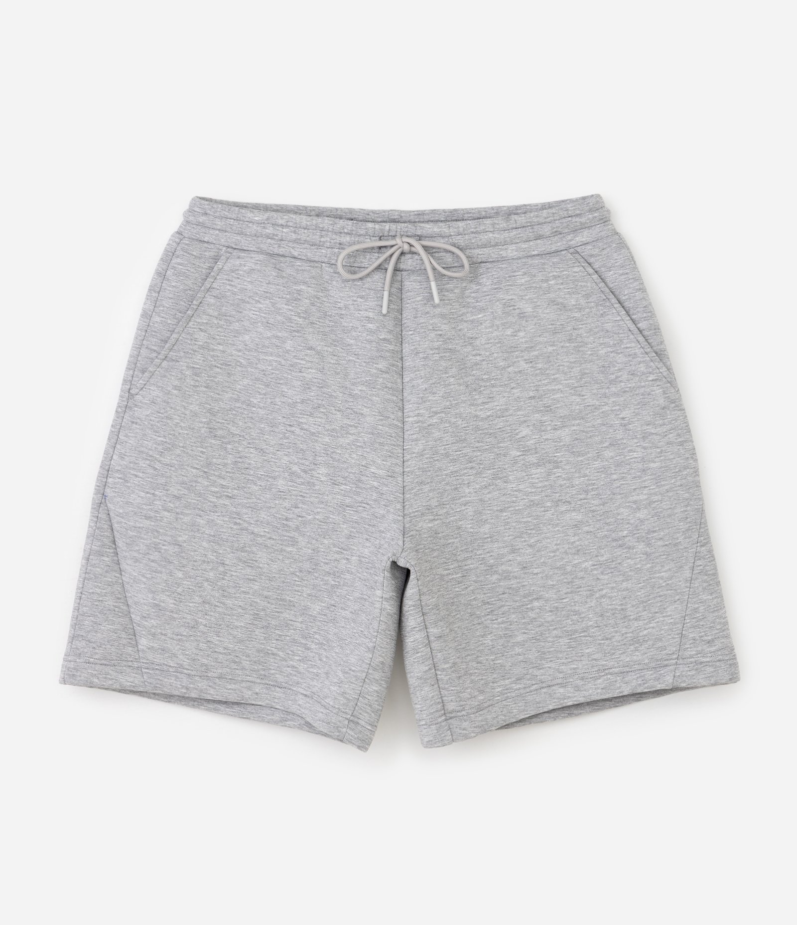 Bermuda Baggy Cropped em Malha Scuba Cinza 5