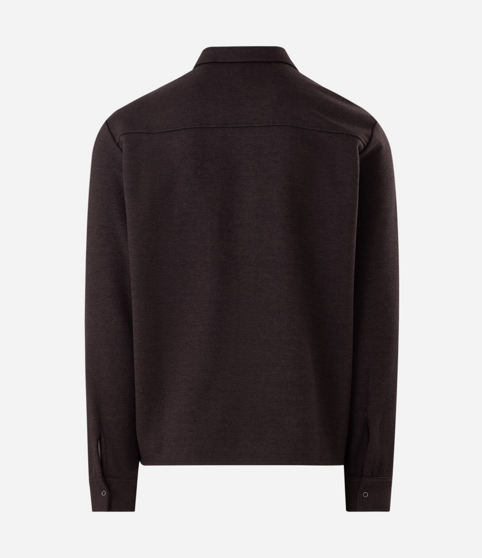 Camisa com Fio Mescla e Bolso Marrom 6