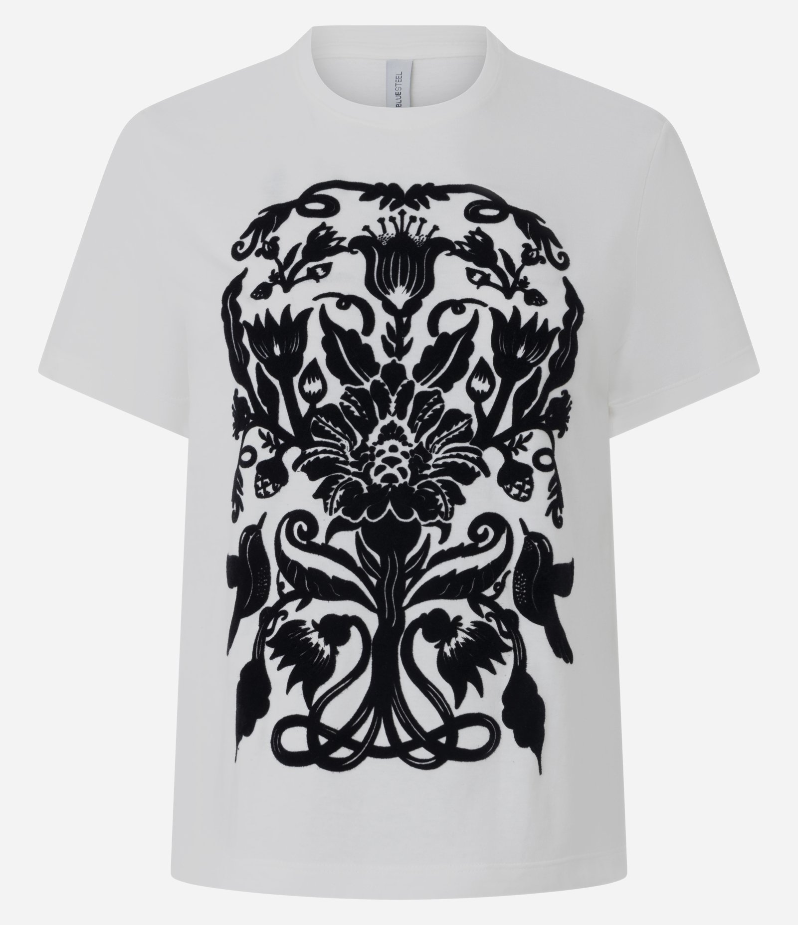 Camiseta Floral Floretin Estampa Frontal Branco 1