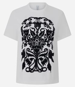Camiseta Floral Floretin Estampa Frontal