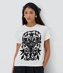 Camiseta Floral Floretin Estampa Frontal