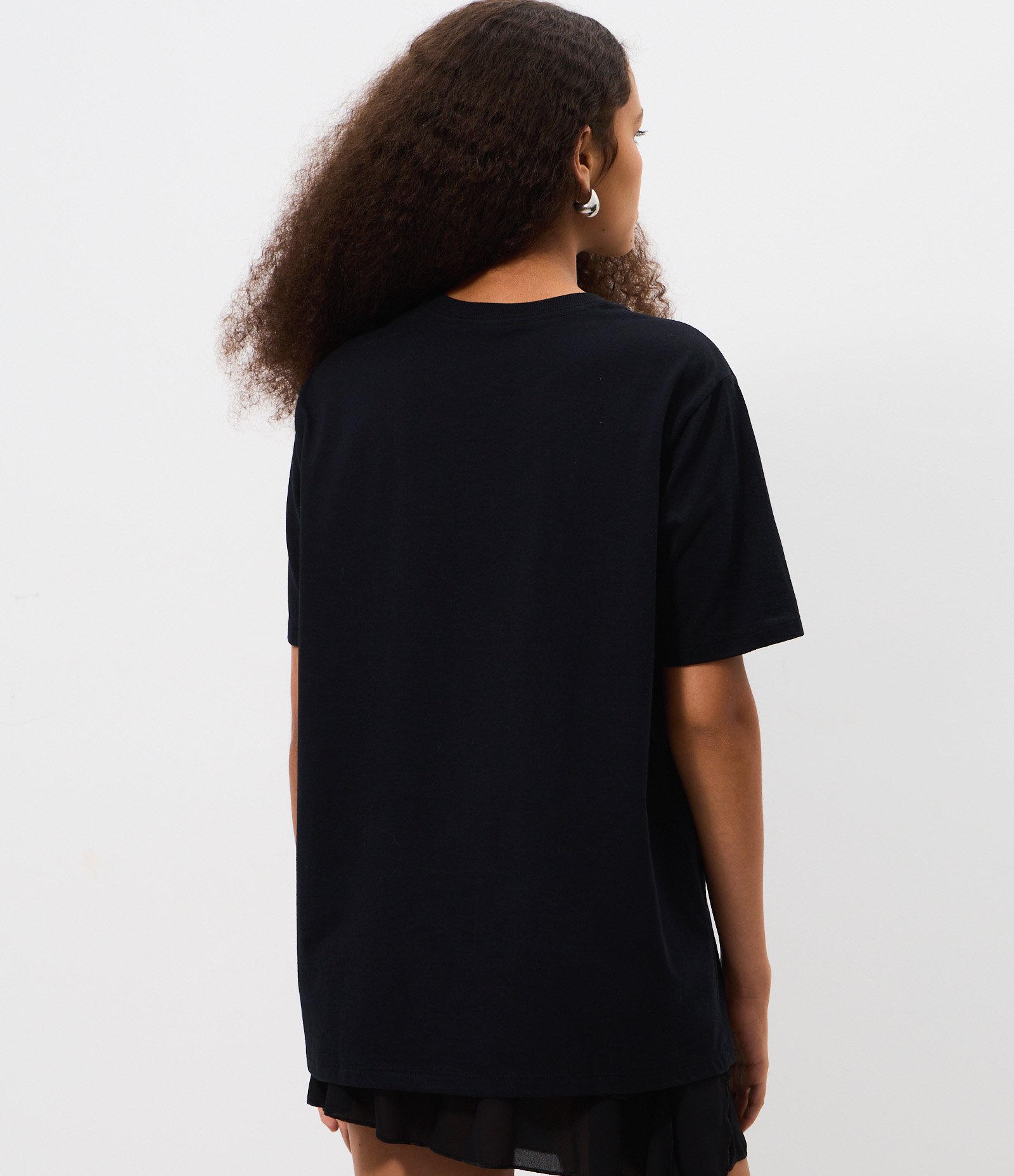 Camiseta em Algodão com Estampa Harry Potter Hogwarts Preto 4