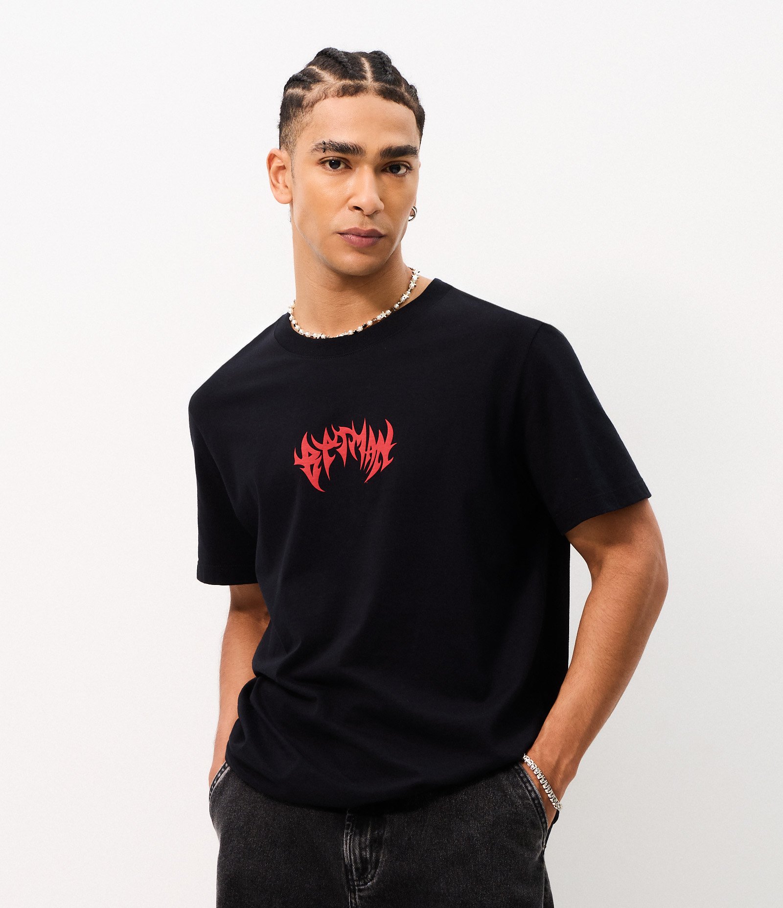 Camiseta Comfort em Algodão com Estampa Batman Defender of Gotham