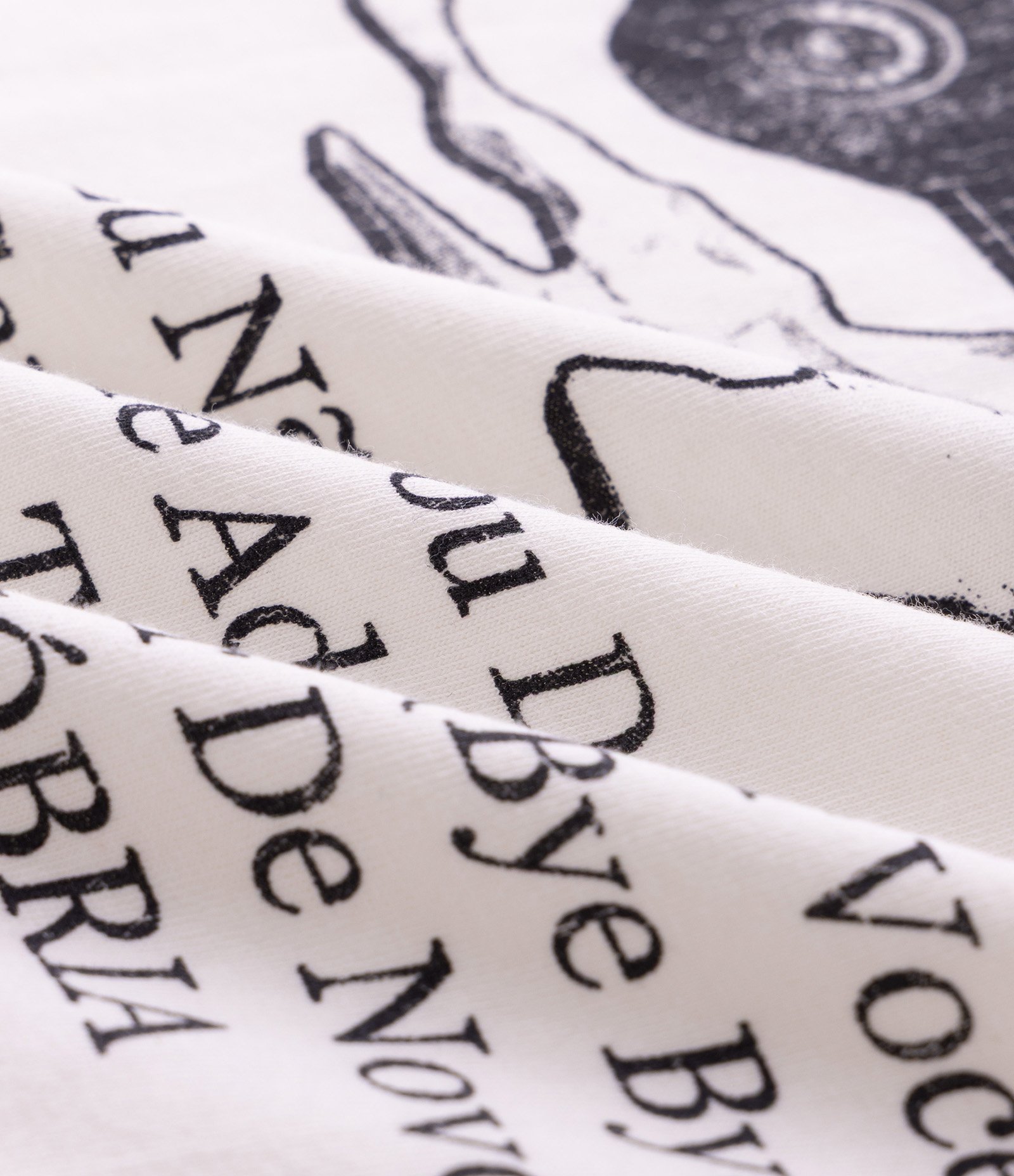 Camiseta Fresno Carta de Deus Estampa Frente Costas Branco 7