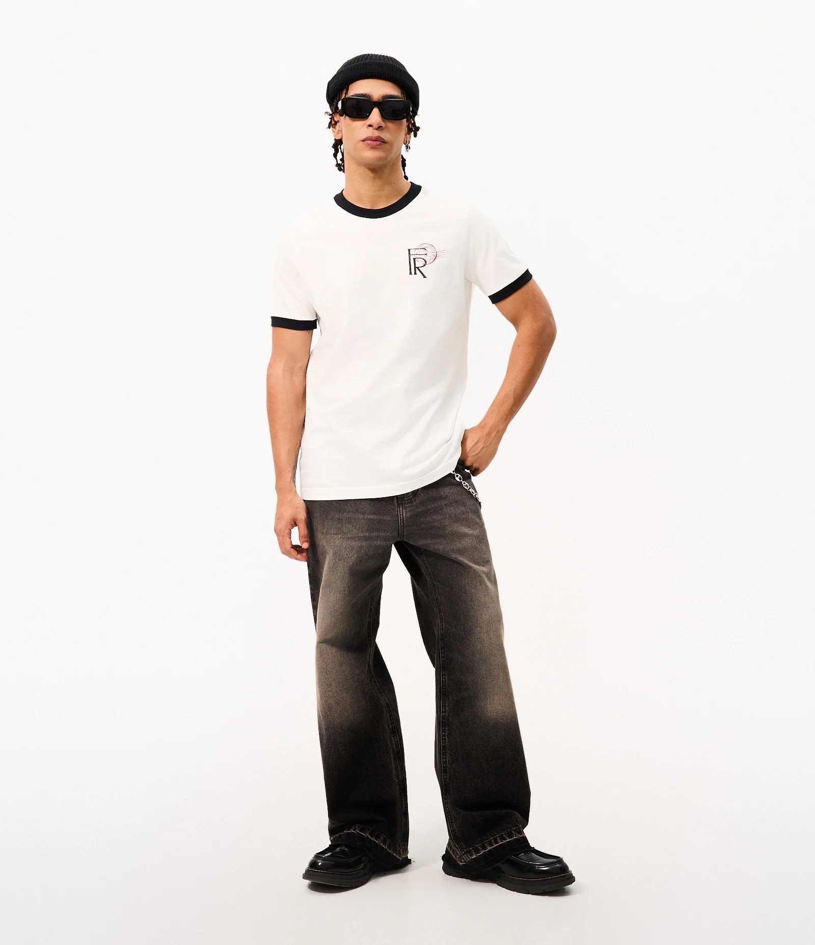 Camiseta Fresno Carta de Deus Estampa Frente Costas Branco 2
