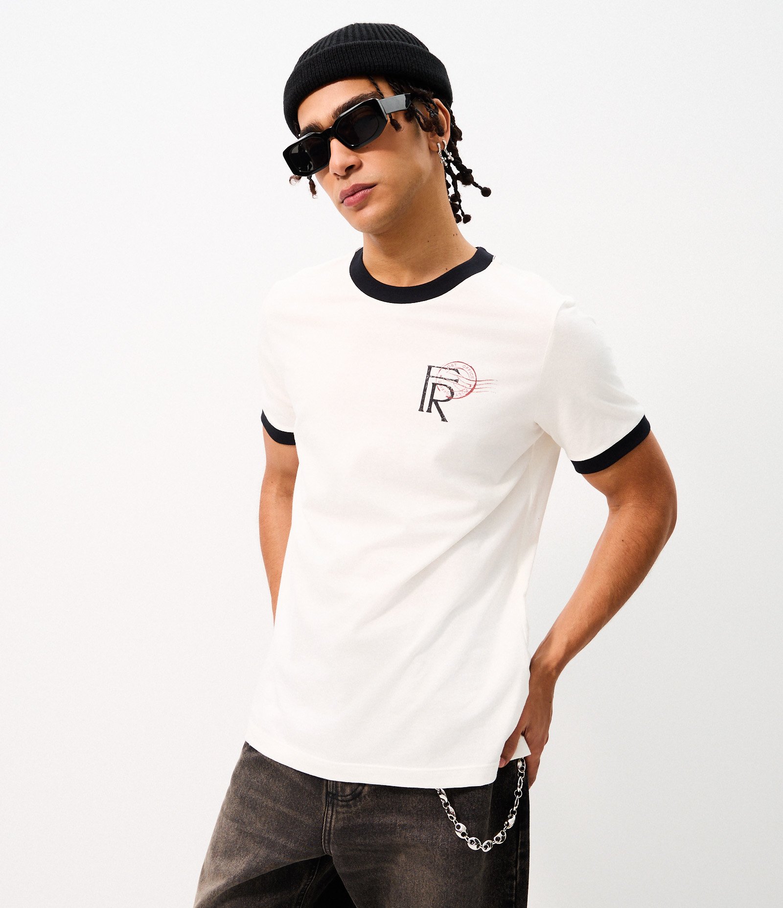 Camiseta Fresno Carta de Deus Estampa Frente Costas Branco 4