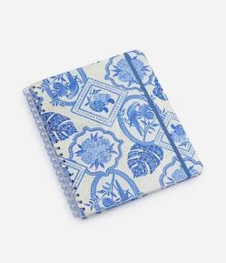 Caderno Espiral com Estampa Tropical