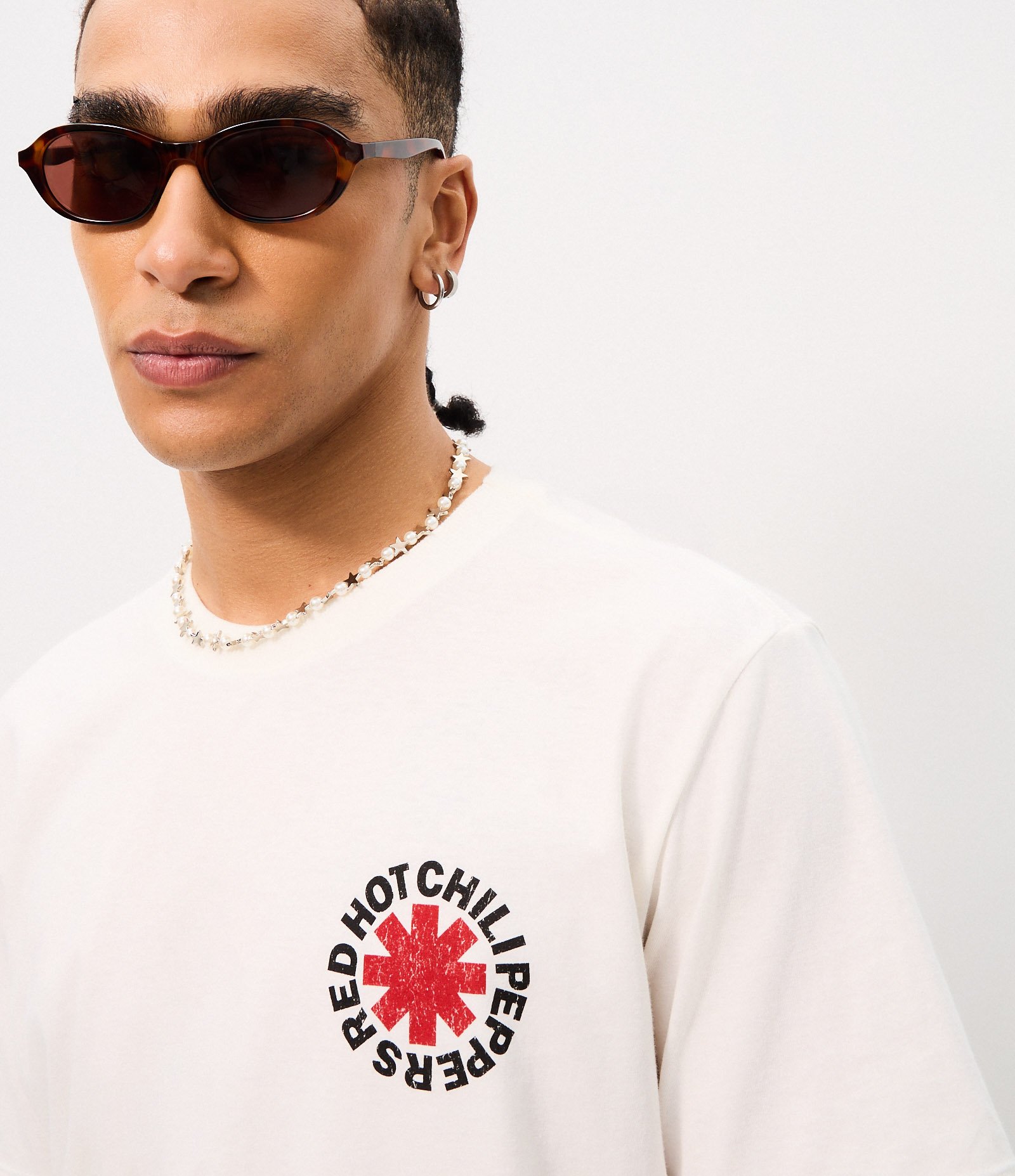Camiseta Red Hot Chili Peppers Comfort Algodão Branco 3