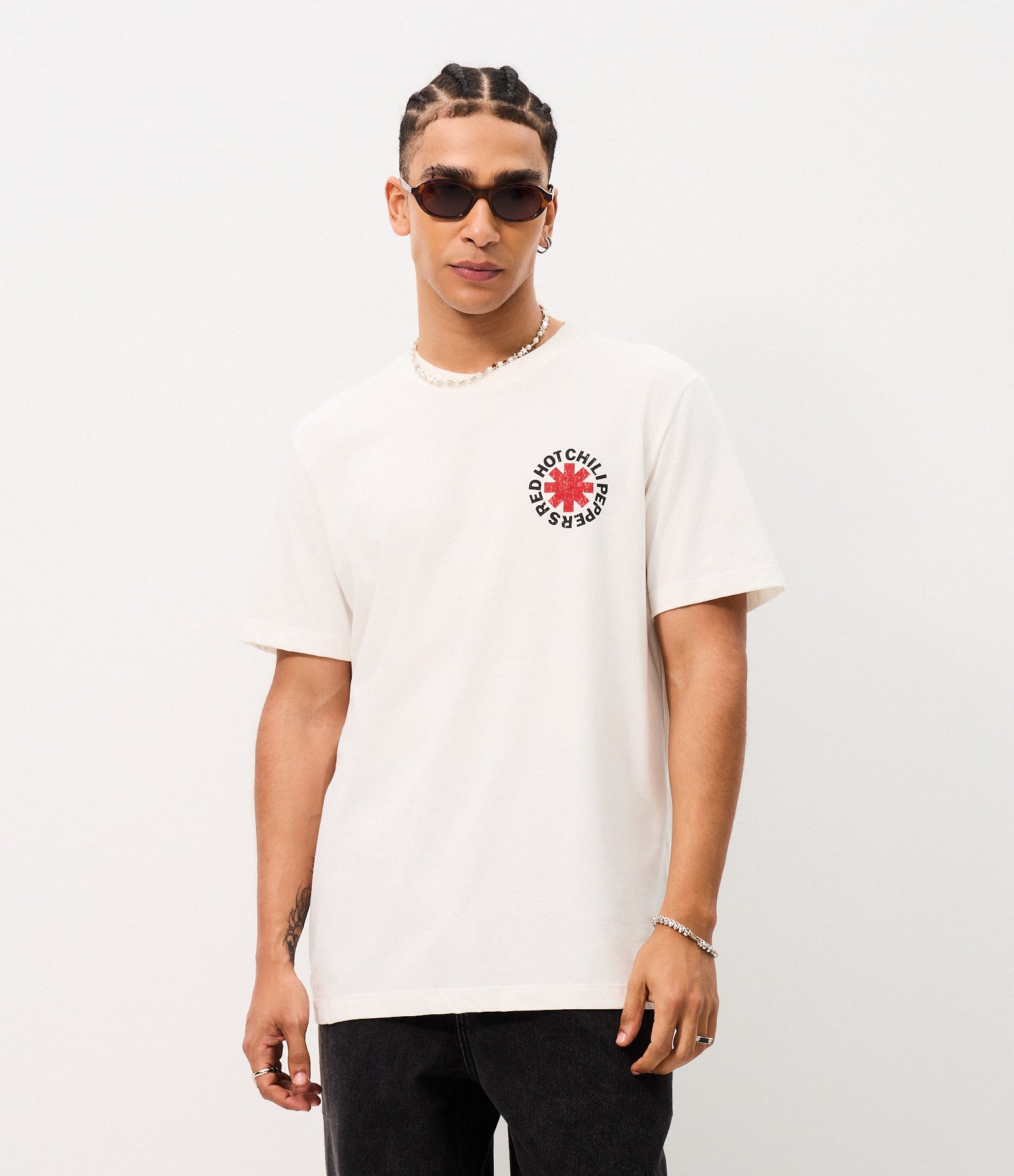 Camiseta Red Hot Chili Peppers Comfort Algodão Branco 4
