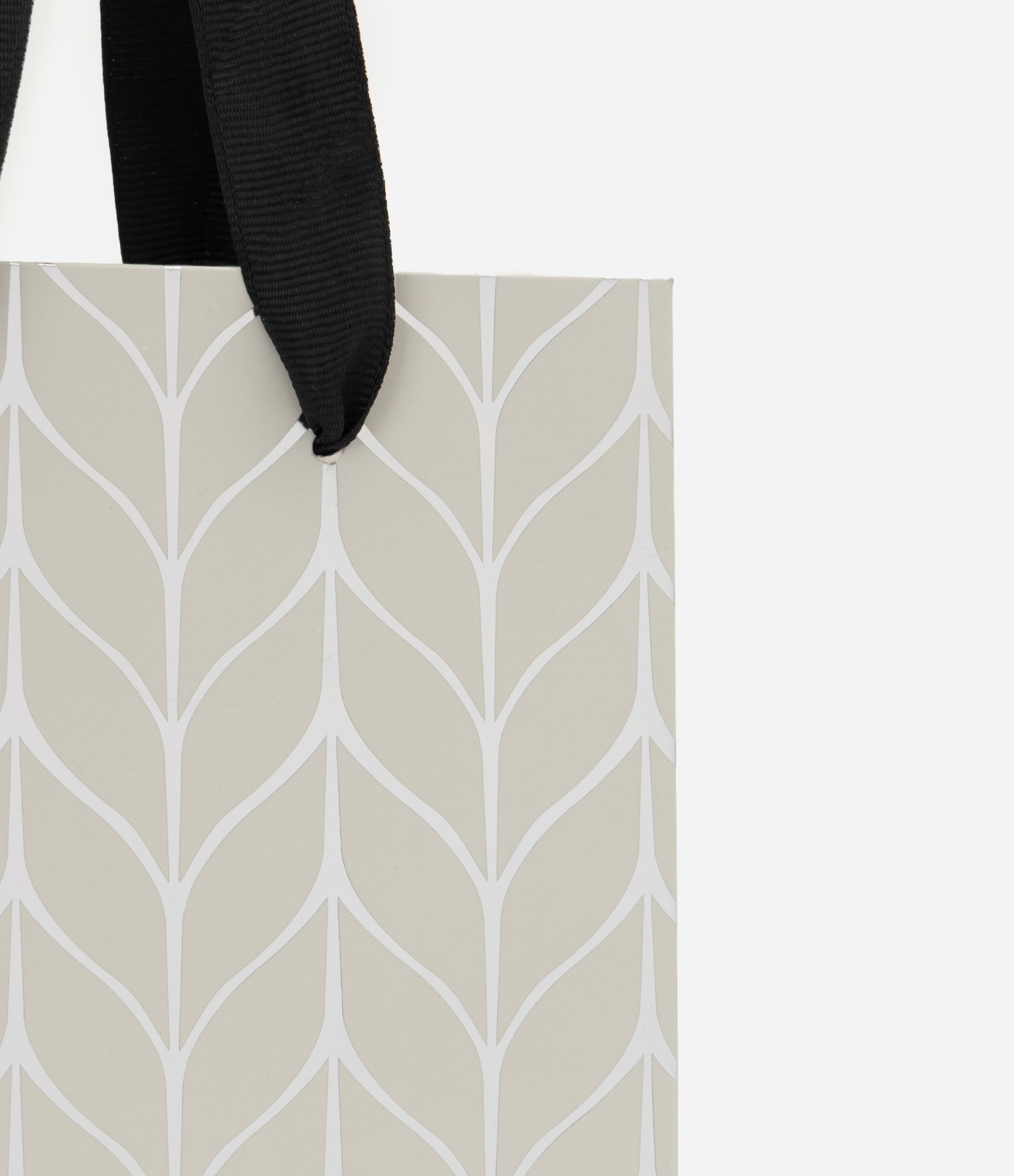 Embalagem de Presente Extra Pequena com Estampa Espinha de Peixe Off White 2