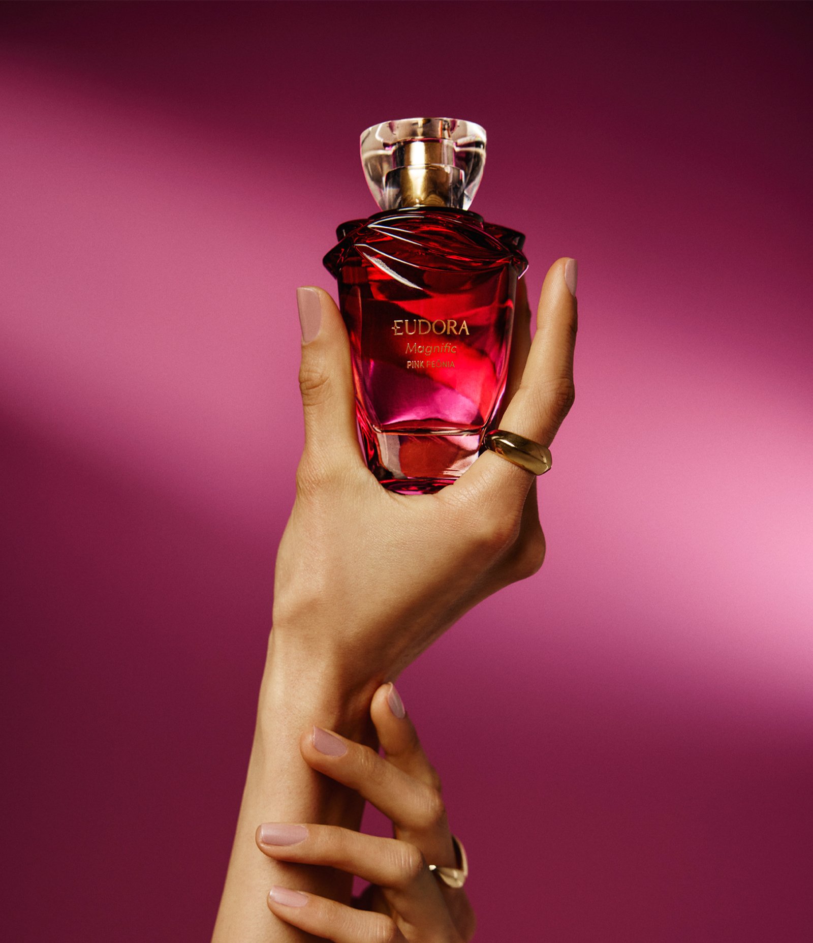 Perfume Eudora Magnific Pink Peonia Desodorante Colonia 100ML 5