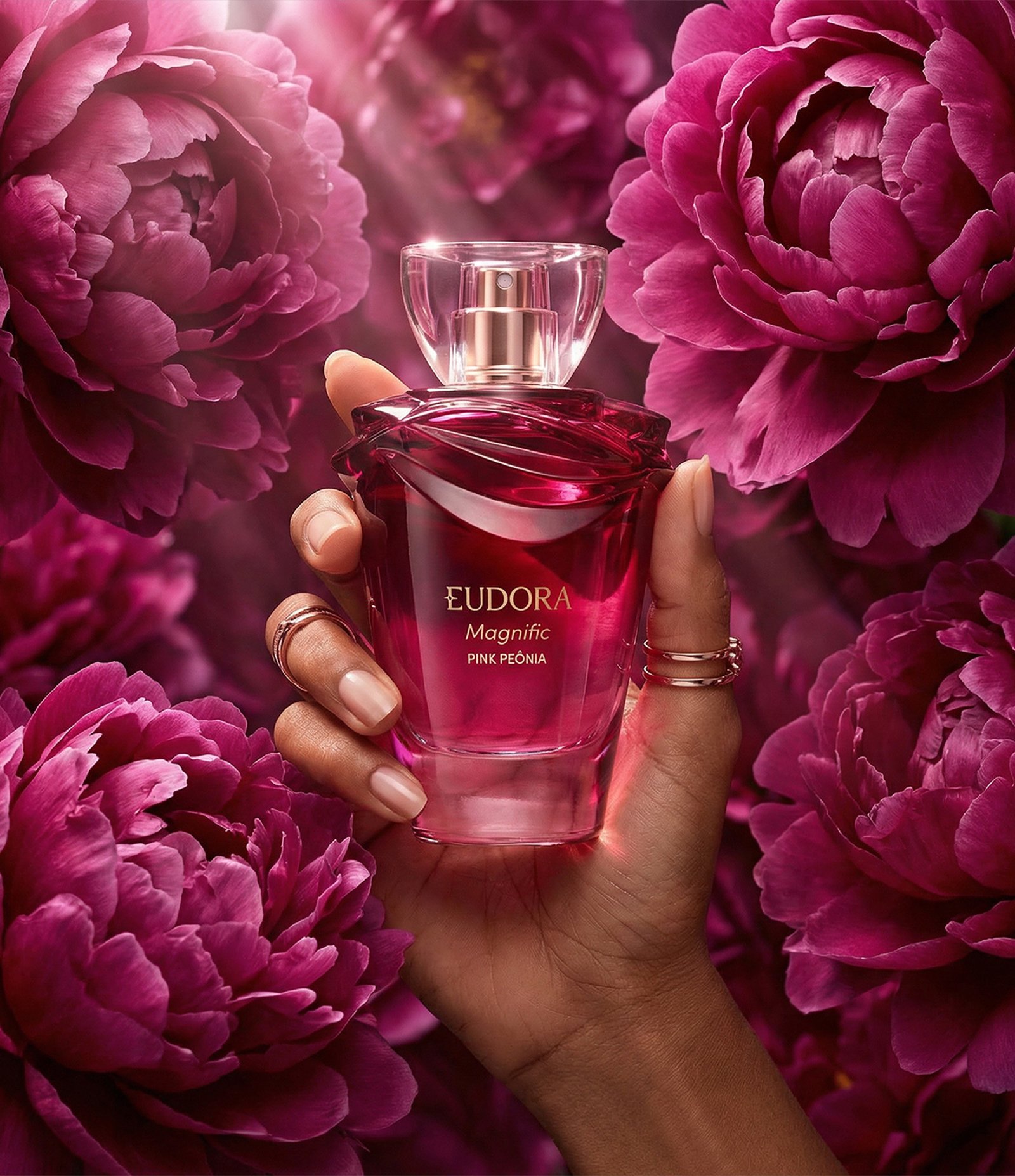 Perfume Eudora Magnific Pink Peonia Desodorante Colonia 100ML 7