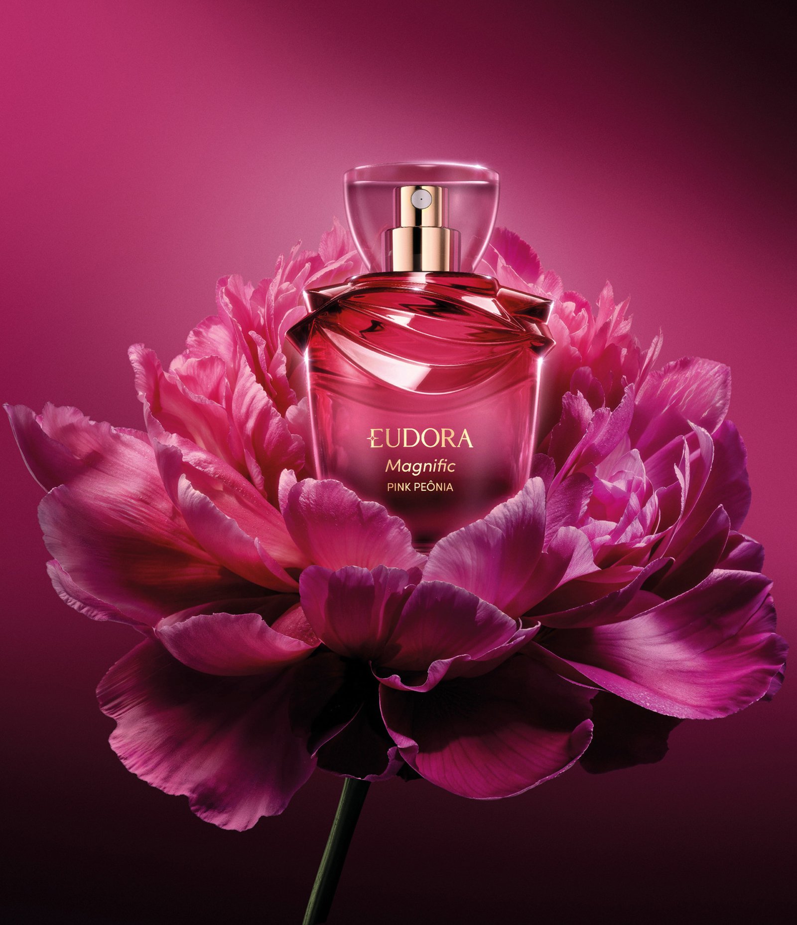 Perfume Eudora Magnific Pink Peonia Desodorante Colonia 100ML 8