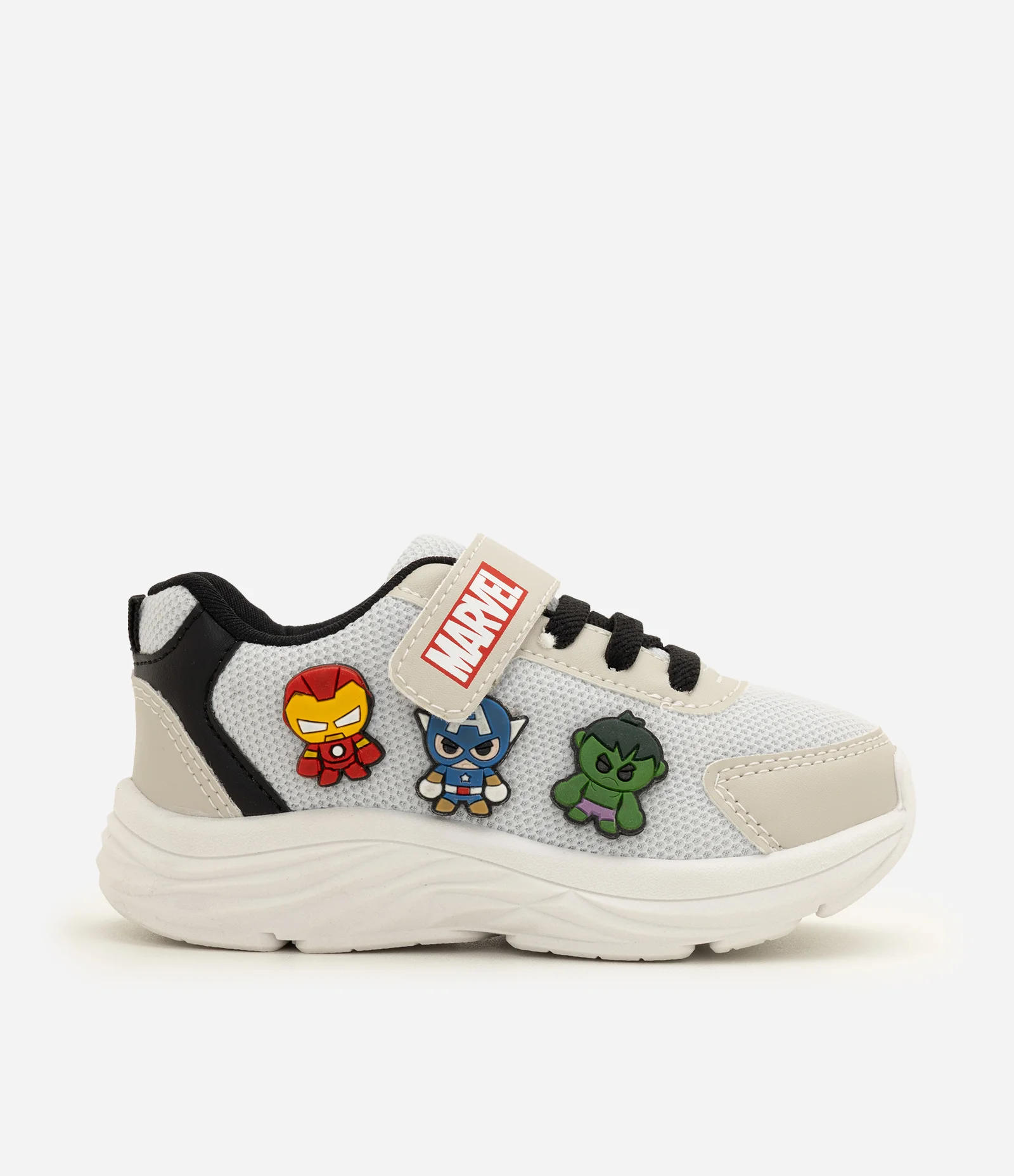 Tênis Infantil Marvel com Velcro - Tam 20 a 27 Cinza 2