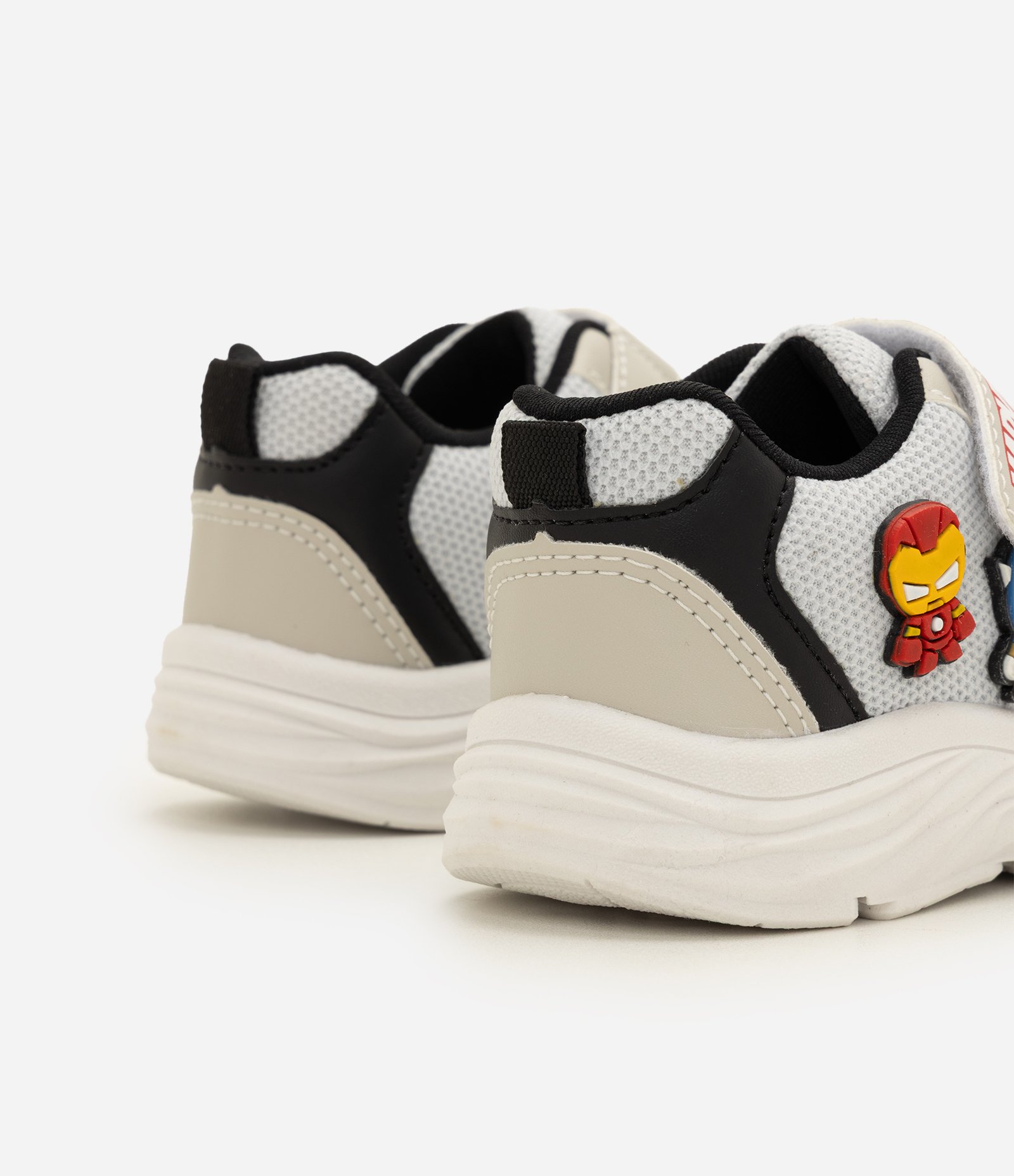 Tênis Infantil Marvel com Velcro - Tam 20 a 27 Cinza 3