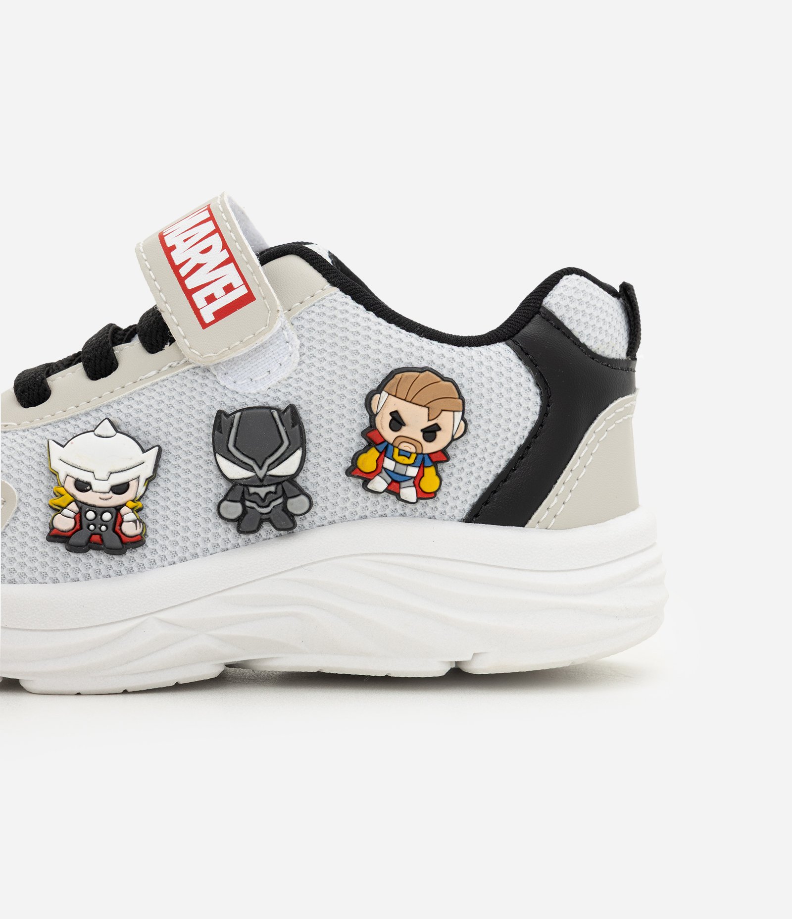 Tênis Infantil Marvel com Velcro - Tam 20 a 27 Cinza 5