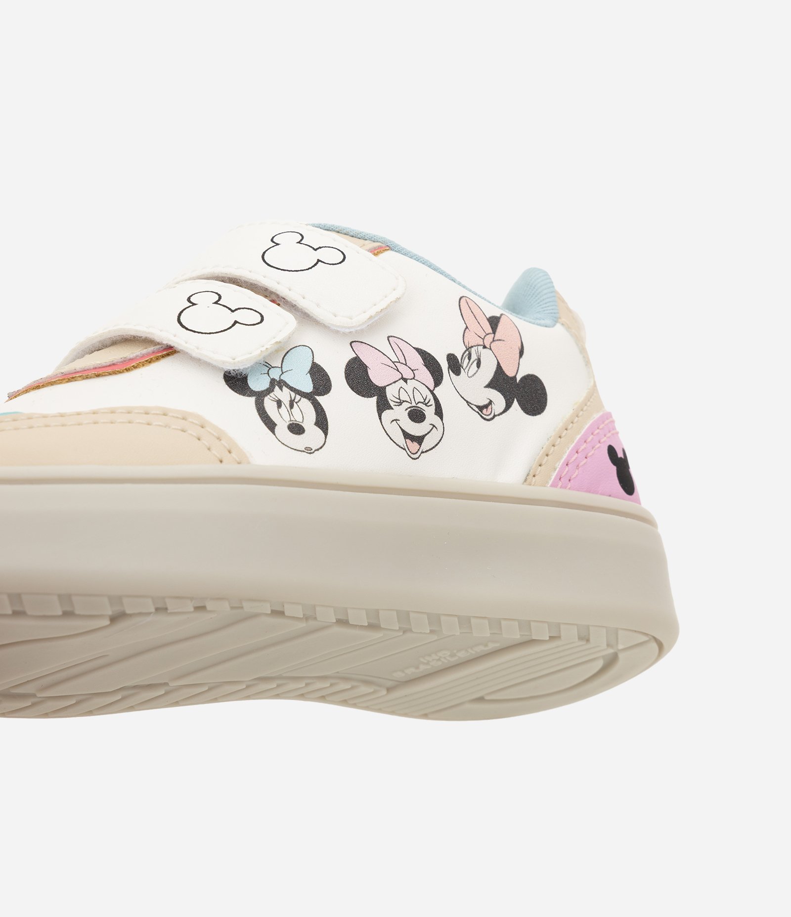 Tênis em PU da Minnie com LED Infantil - Tam 20 a 27 Off White 4