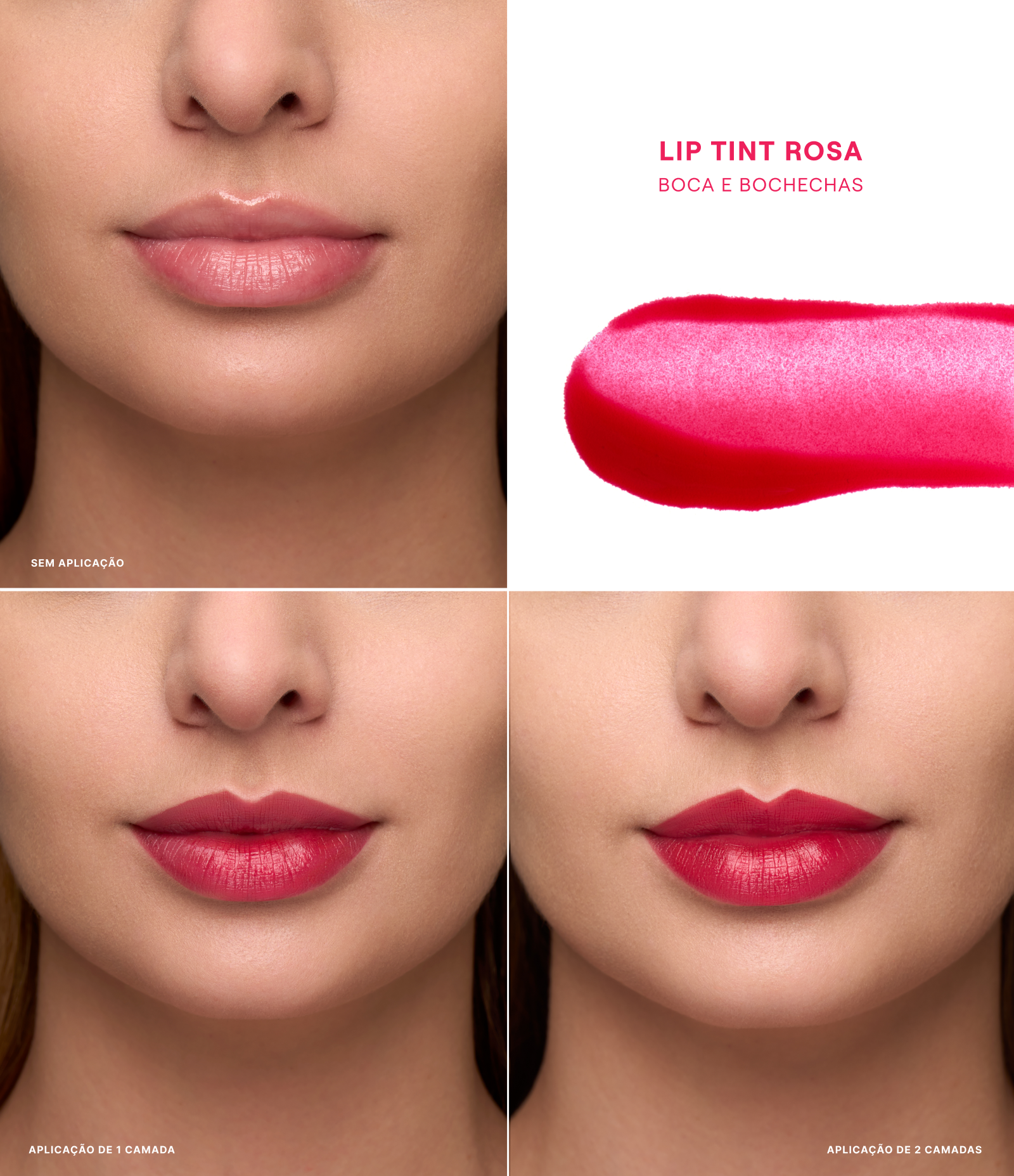 Lip Tint Boca Rosa Rosa 5