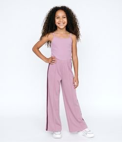 Blusa Slim em Poliamida com Alça Fina - Tam 5 a 16 Anos